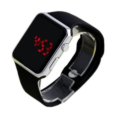 Picture of Led Watch, Fashionable Square LED Digital Sports Watch, Waterproof LED Wrist Watch 