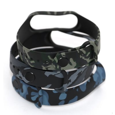 Picture of Camouflage for Band 4 Strap Wristband Replacement Part Smart Watch Wrist Strap for Bracelet Smart Accessory
