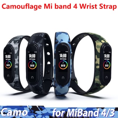 Picture of Camouflage for Band 4 Strap Wristband Replacement Part Smart Watch Wrist Strap for Bracelet Smart Accessory