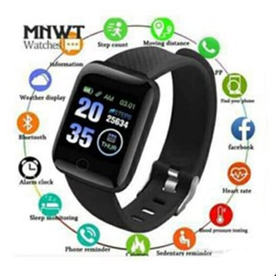 Picture of D116 PLUS Smart Bracelet Heart Rate Blood Pressure Monitor Wristbands Outdoor Sports Fitness Band Waterproof Smart Digital Watch