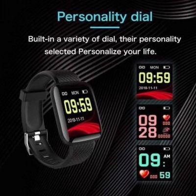Picture of D116 PLUS Smart Bracelet Fitness Band Waterproof Smart Digital Watch