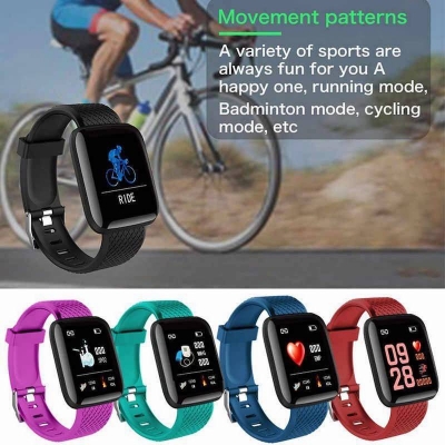 Picture of D116 PLUS Smart Bracelet Fitness Band Waterproof Smart Digital Watch