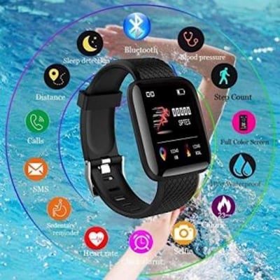 Picture of Colorful Square LED Digital Sports Watch ,  Water Resistance LED Wrist Watch 