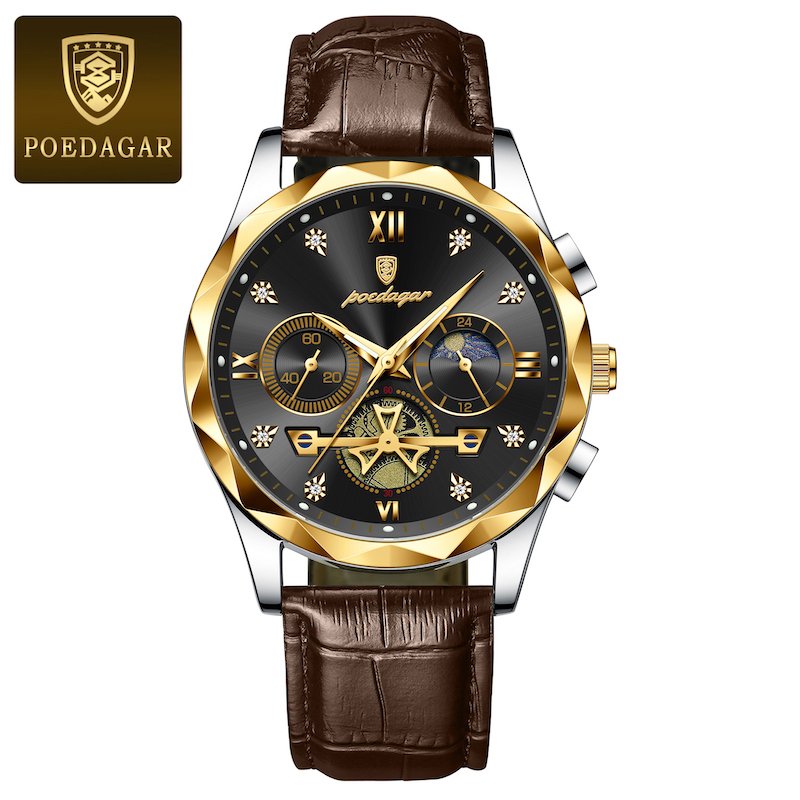 Picture of PU Leather Analog Watch for Men