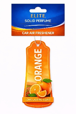 Picture of Orange Car Air Freshener – Long Lasting Solid Perfume Hanging Fragrance