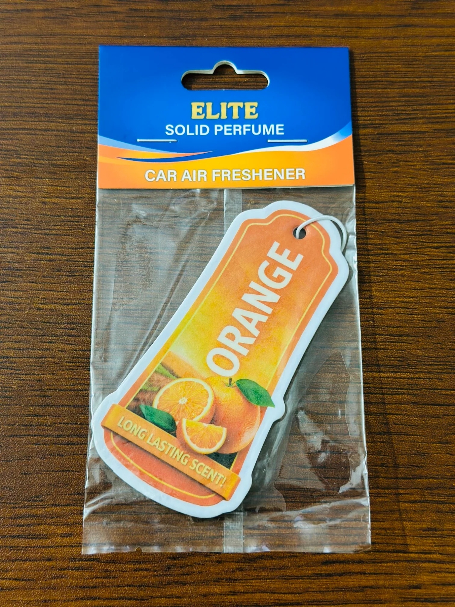 Picture of Orange Car Air Freshener – Long Lasting Solid Perfume Hanging Fragrance