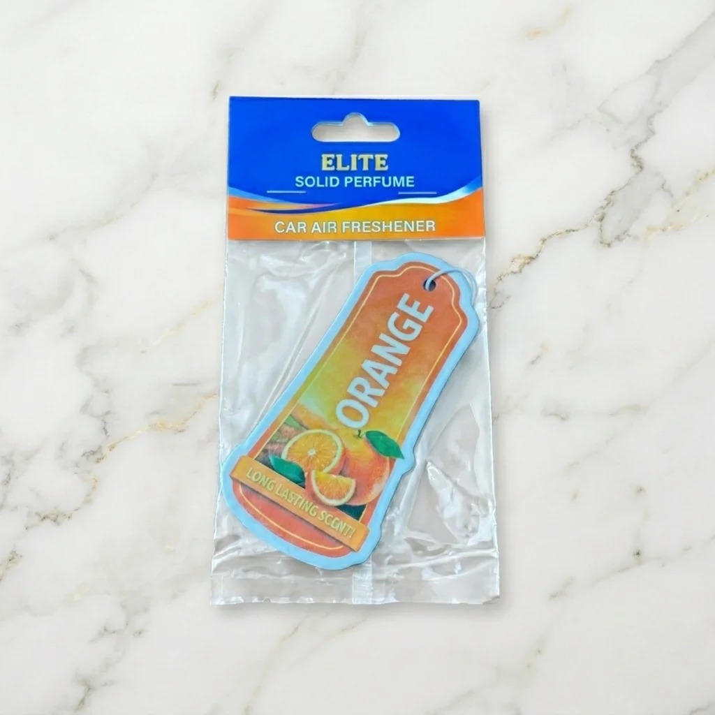 Picture of Orange Car Air Freshener – Long Lasting Solid Perfume Hanging Fragrance