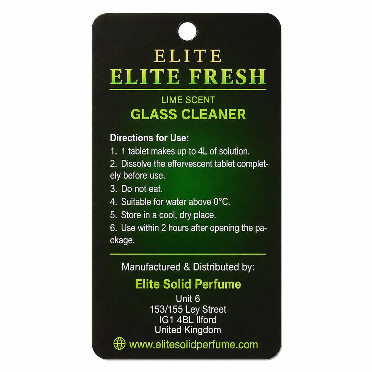 Picture of Windshield Glass Cleaner Tablets – (Lime flavour)