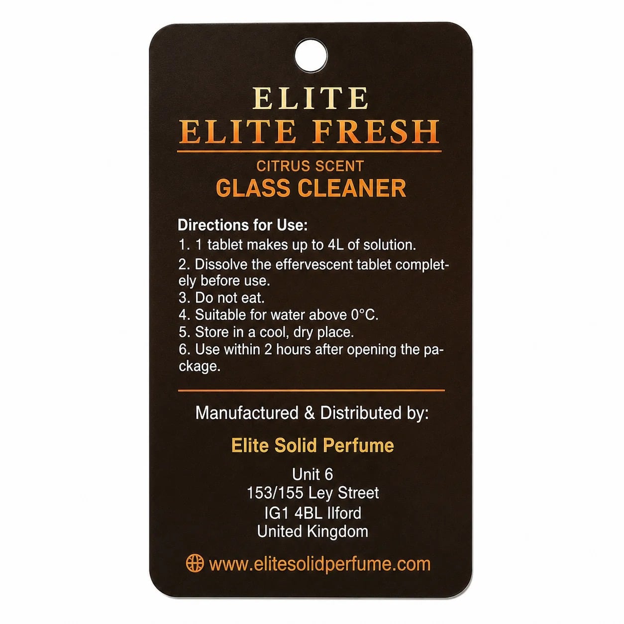 Picture of Windshield Glass Cleaner Tablets – (Orange flavour)