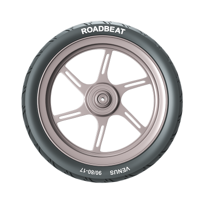Picture of Roadbeat Venus Tubeless Motor cycle Tyre (90/80-17)