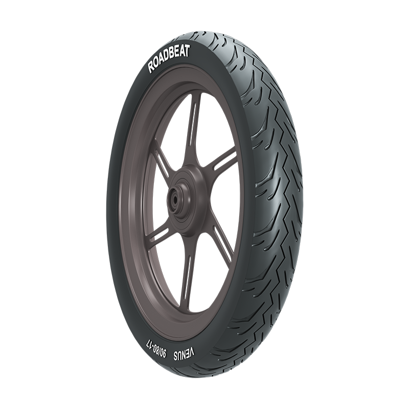 Picture of Roadbeat Venus Tubeless Motor cycle Tyre (90/80-17)