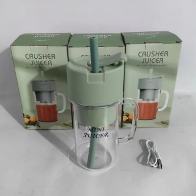 Picture of 500ML Wireless Juicer Cup Portable Juice Blender Mini Ice Crusher Home Outdoor Office Fruit Milkshake Vegetable Juice Maker