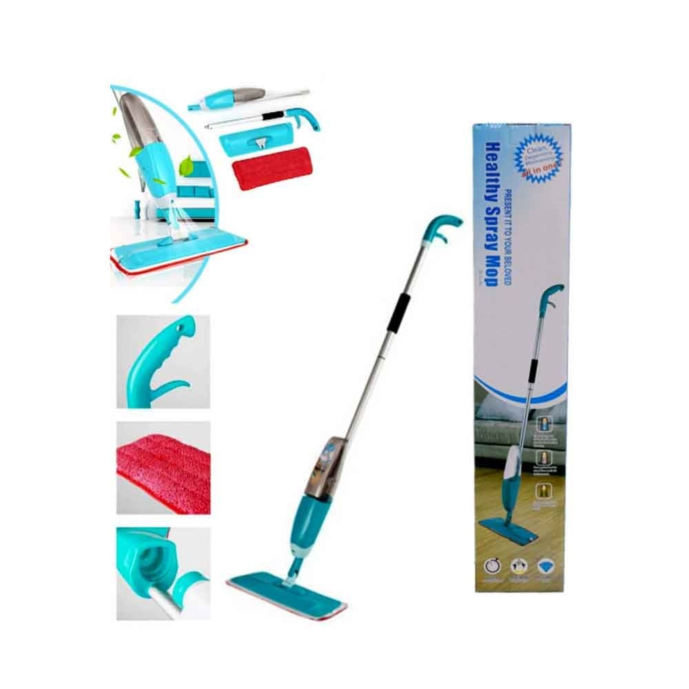 Picture of Healthy Spray Mop - Floor Mop with Removable Washable Cleaning Pad and Integrated Water Spray Mechanism