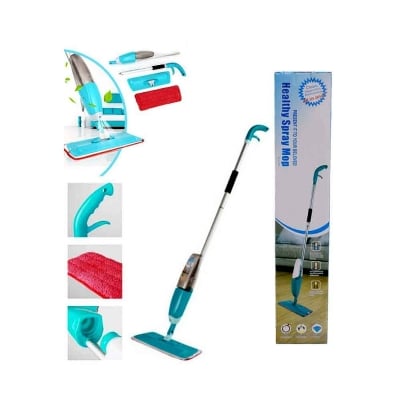 Picture of Healthy Spray Mop - Floor Mop with Removable Washable Cleaning Pad and Integrated Water Spray Mechanism