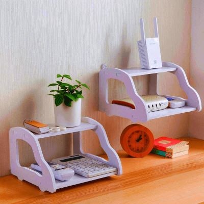 Picture of Wifi Router Stand Double Layer Wall Mounted Home decorator