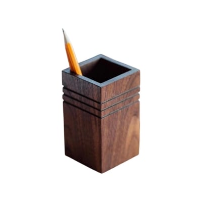 Picture of Premium Wooden Pen Stand – Desk Organizer for Home & Office
