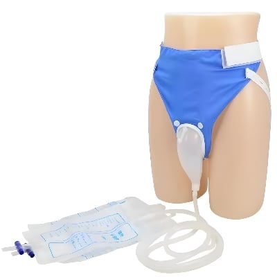 Picture of Urine Collector 100% Silicone Man & Woman Urinal with Urine Catheter Bags