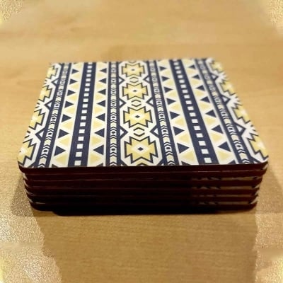 Picture of Spiritual conversation coaster 07(Per pcs)-Multicolor
