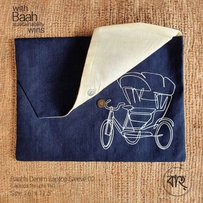 Picture of Baah’s Denim Laptop Sleeve 02