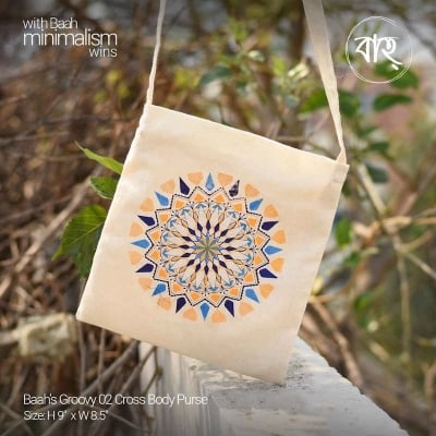 Picture of Baah's Groovy 02 Cross Body Purse-Off White
