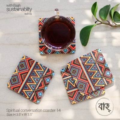 Picture of Spiritual Conversations Coasters-14(Per pcs)-Multicolor