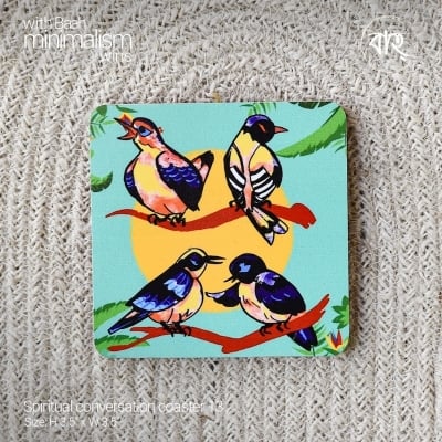 Picture of Spiritual Conversations Coasters-13(Per pcs)-Multicolor