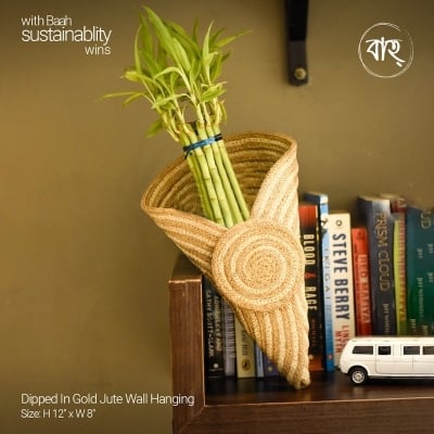 Picture of Dipped In Gold Jute Wall Hanging
