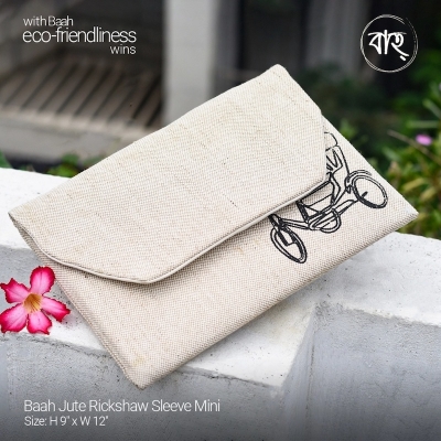 Picture of Baah Jute Rickshaw Sleeve Mini