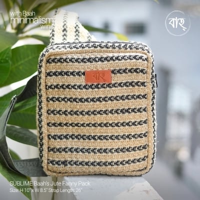 Picture of SUBLIME Baah's Jute Fanny Pack-Multicolor