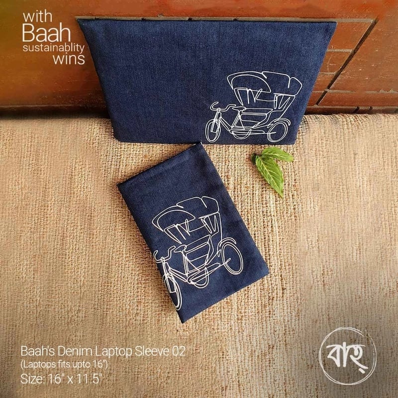 Picture of Baah’s Denim Laptop Sleeve 02