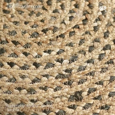 Picture of Field Of Gold 07 Handmade Natural Jute Rug 7'-natural beige
