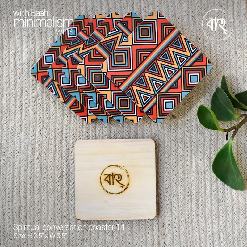 Picture of Spiritual Conversations Coasters-14(Per pcs)-Multicolor