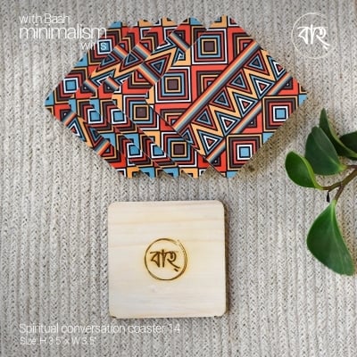Picture of Spiritual Conversations Coasters-14(Per pcs)-Multicolor