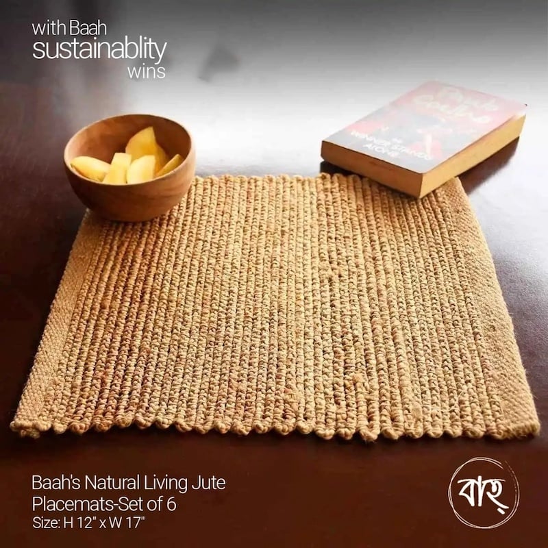 Picture of Baah’s Natural Living Jute Placemats-Set of 6