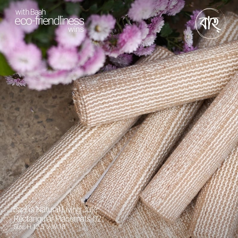 Picture of Baah’s Natural Living Jute Rectangular placemats 02-set of 6