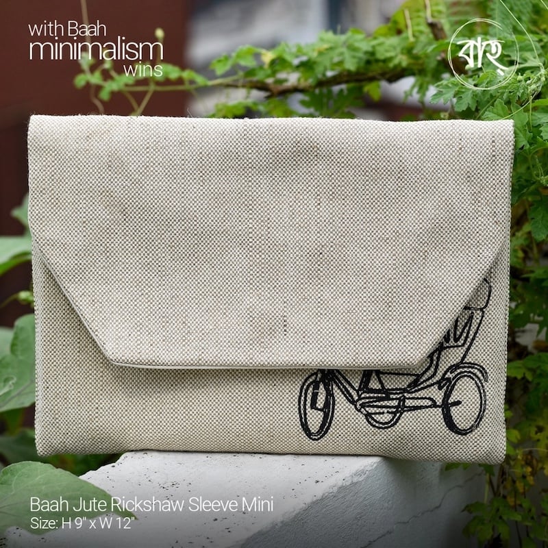 Picture of Baah Jute Rickshaw Sleeve Mini