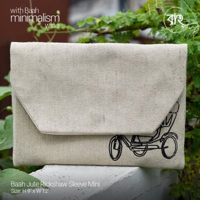 Picture of Baah Jute Rickshaw Sleeve Mini