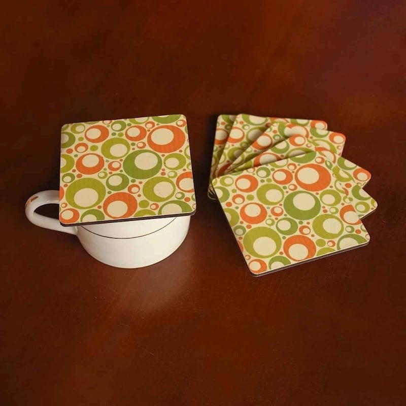 Picture of Spiritual conversation coaster 10(Per pcs)-Multicolor