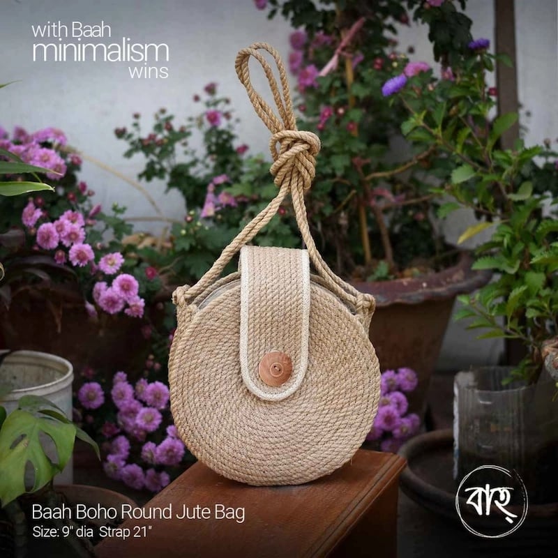 Picture of Baah Boho Round Jute Bag