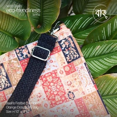 Picture of Baah's Festive Fashion 04 Orange Crossbody Bag-Orange