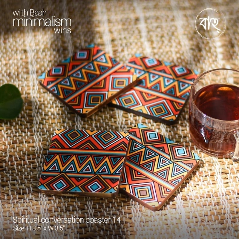 Picture of Spiritual Conversations Coasters-14(Per pcs)-Multicolor