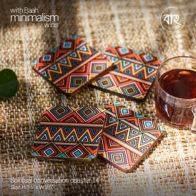 Picture of Spiritual Conversations Coasters-14(Per pcs)-Multicolor