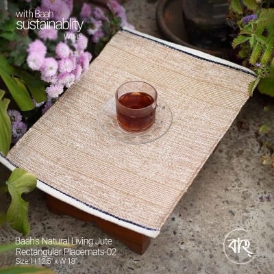 Picture of Baah’s Natural Living Jute Rectangular placemats 02-set of 6