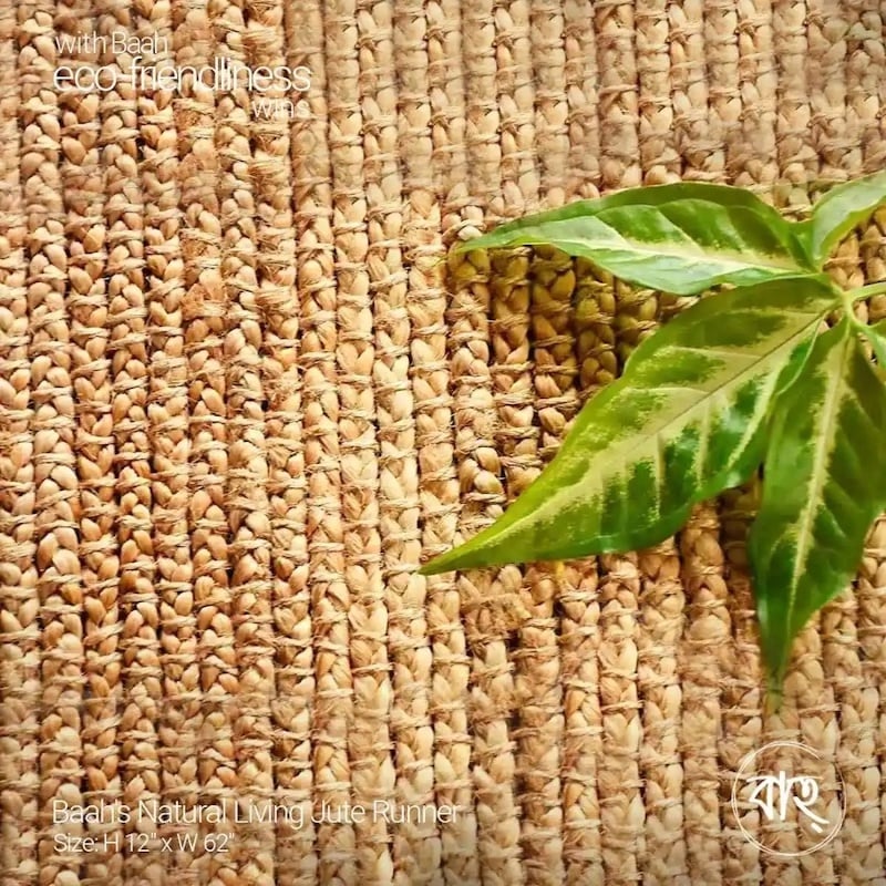 Picture of Baah’s Natural Living Jute Runner-Gold