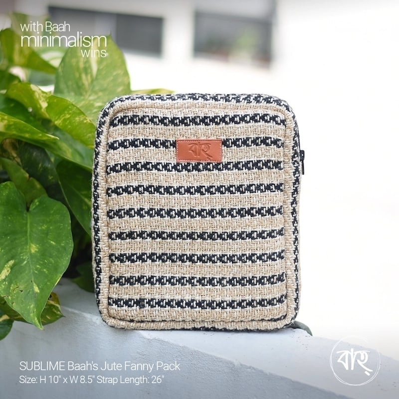 Picture of SUBLIME Baah's Jute Fanny Pack-Multicolor