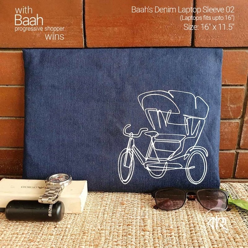 Picture of Baah’s Denim Laptop Sleeve 02