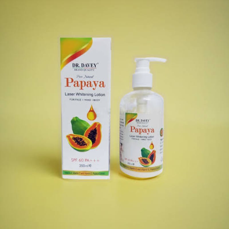 Picture of Dr Daveya Papaya Laser Whitening Lotion - 350ml (papaya)