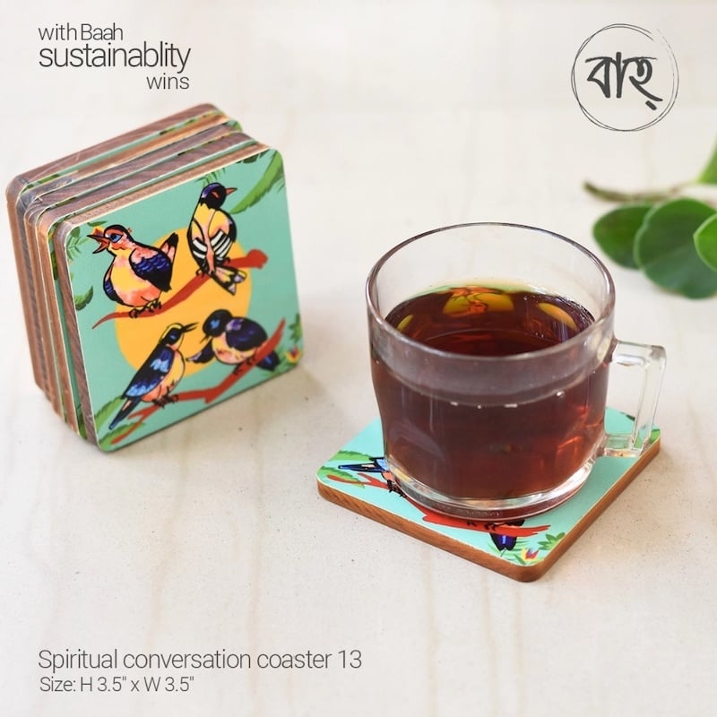 Picture of Spiritual Conversations Coasters-13(Per pcs)-Multicolor
