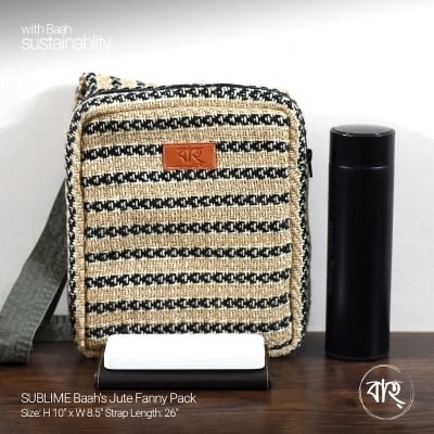 Picture of SUBLIME Baah's Jute Fanny Pack-Multicolor