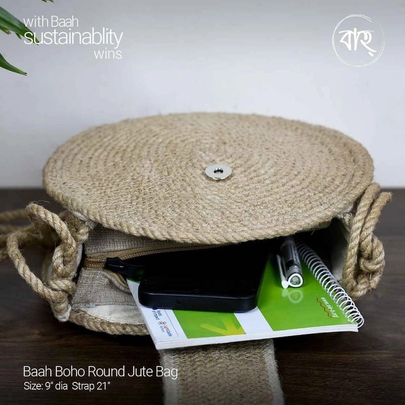 Picture of Baah Boho Round Jute Bag